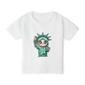 Cute Statue of Liberty, Heavy Cotton™ Toddler T-shirt