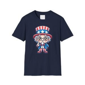 Cute Uncle Sam, Unisex Softstyle T-Shirt