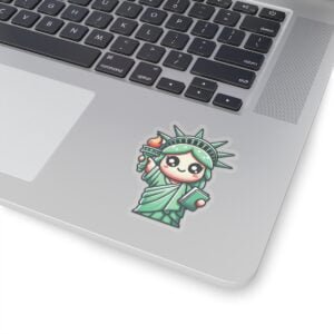 Cute Statue of Liberty, Kiss-Cut Stickers